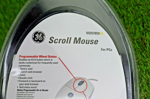 GE Scroll Mouse for PCs. Programmable Wheel Button IBM or PC Compatible PS2 - 第 4/6 張圖片