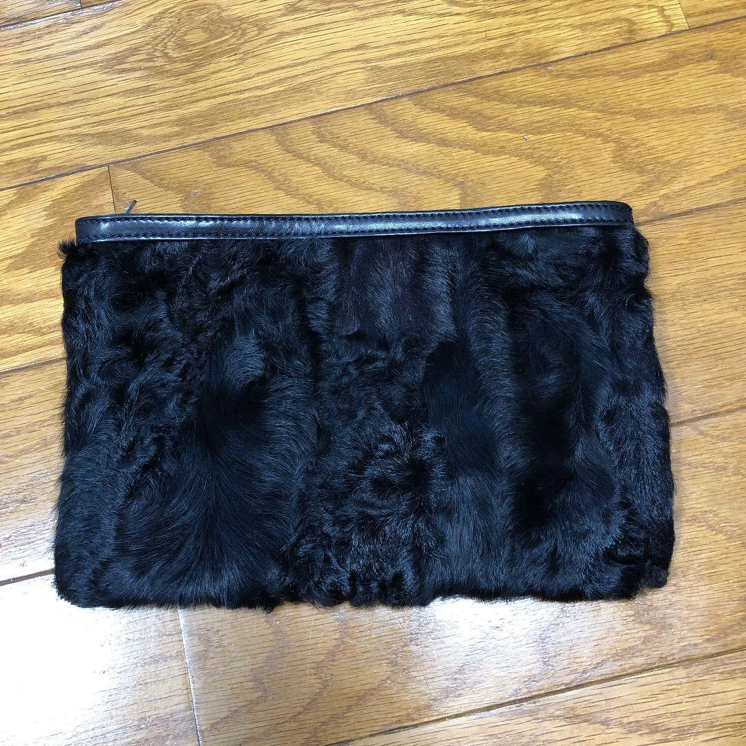 Custodia frizione Loewe pelliccia nera