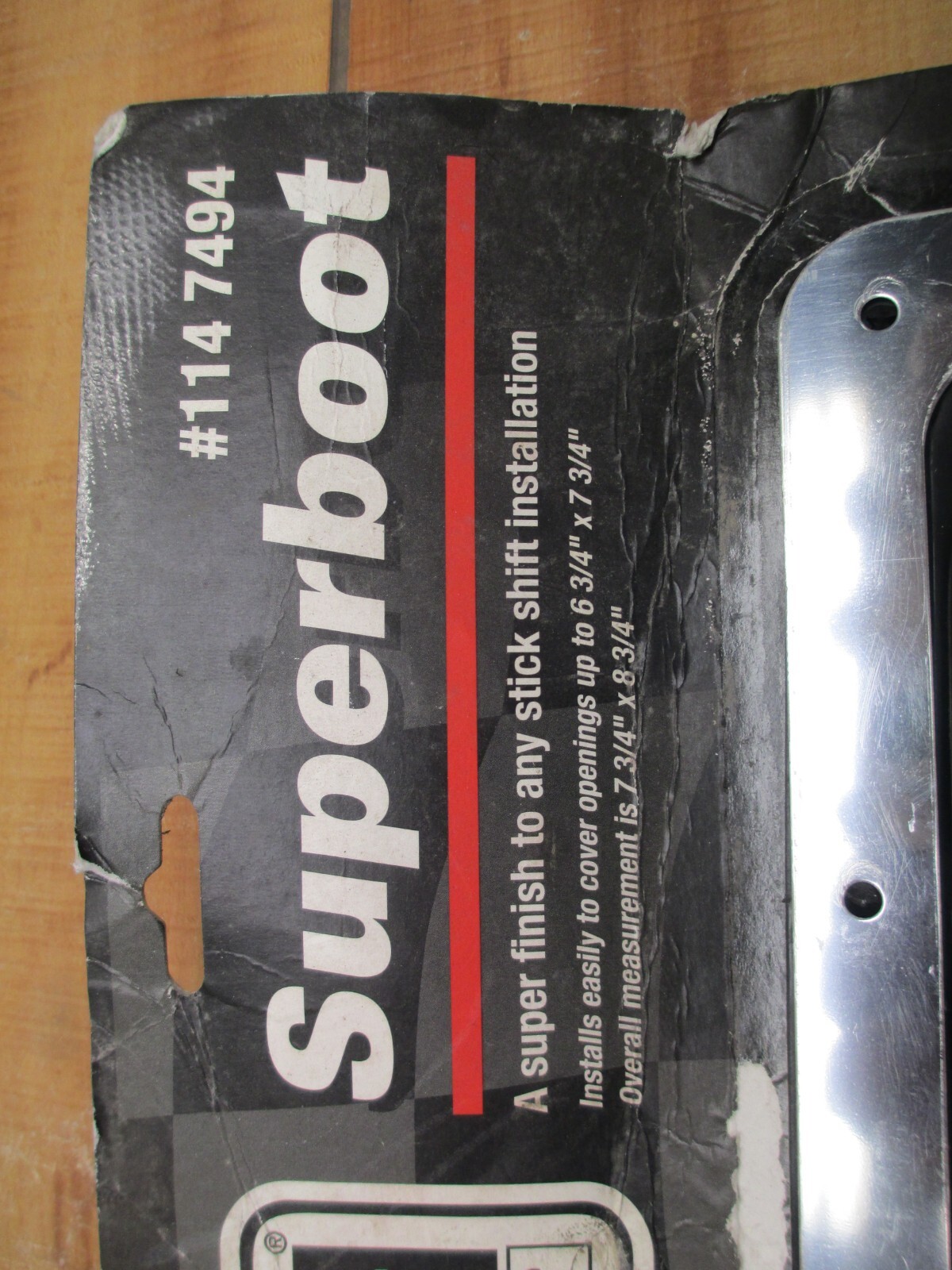 HURST Large Shifter Boot 73/4" x 83/4" Superboot 1147494 Rubber