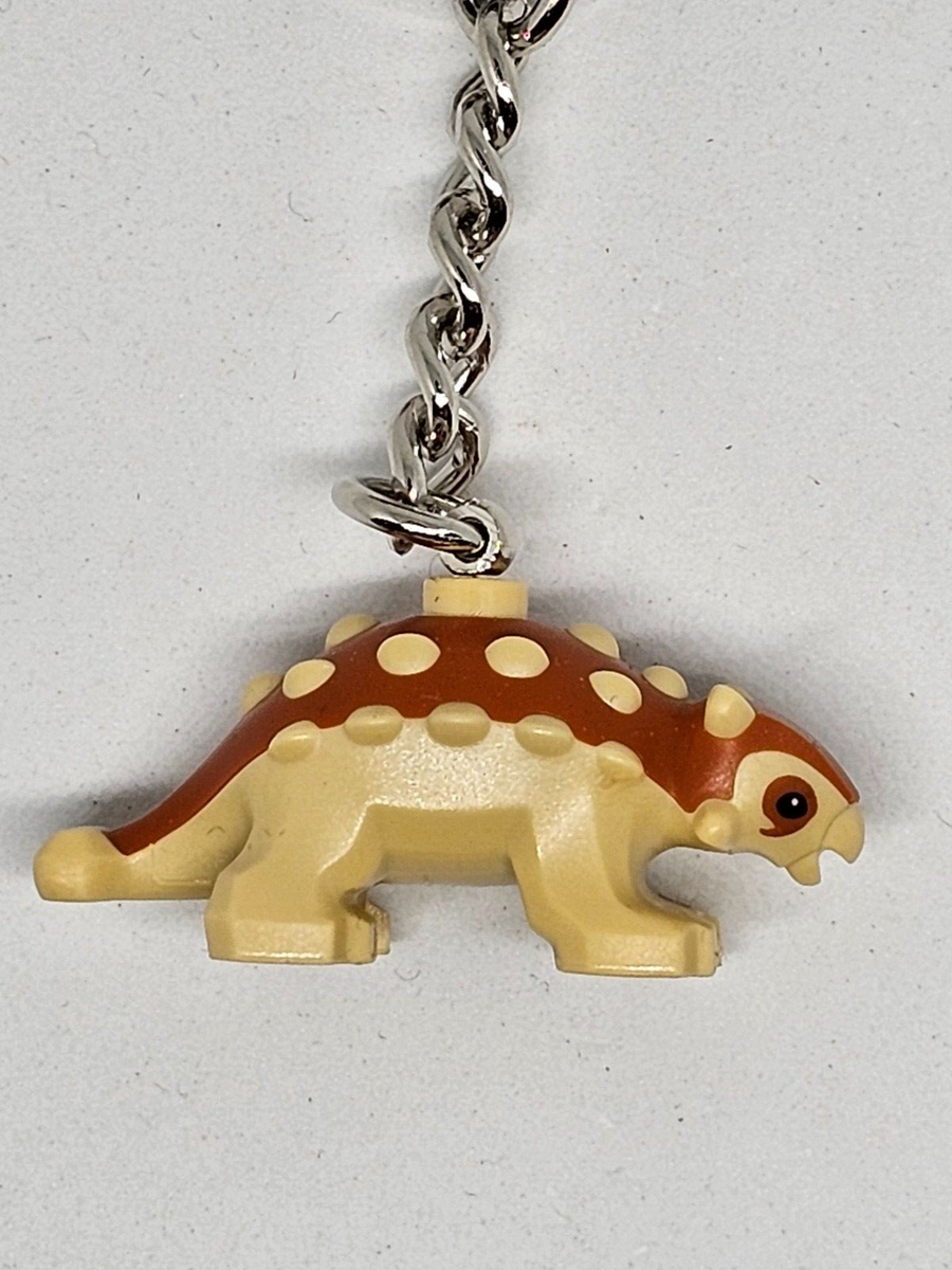 LEGO JURASSIC PARK BABY ANKYLOSAURUS KEYRING KEYCHAIN 854316 UK