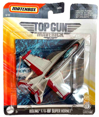 Sky Busters Boeing F/A 18F Super Hornet Matchbox Top Gun Maverick mit Spielmatte