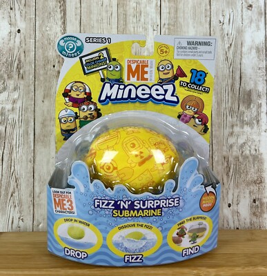 Despicable Me Mineez Fizz N Surprise Submarine Color Change