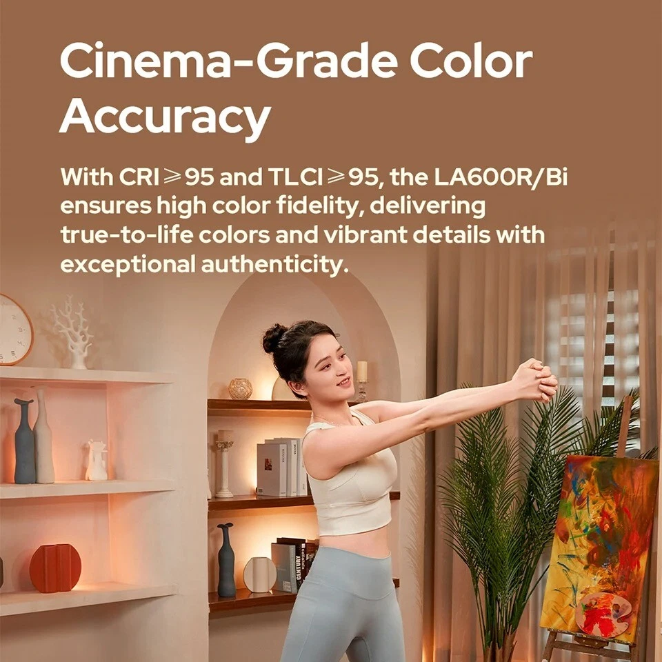 Godox LA600R 600w RGB Full-color LED COB Video Highlight Brightness Fill Light - Image 3 of 4