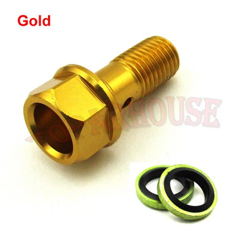 M10x1.25 Banjo Bolt For Dirt Bike ATV Scooter Moto Go Kart Brake Oil Cooler - Picture 3 of 6