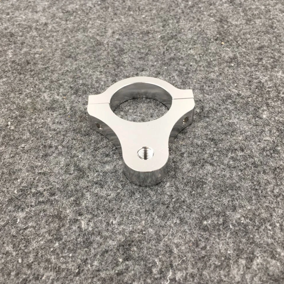 Universal Motorcycle Aluminium Steering Damper Fork Frame Mounting Clamp Bracket - Image 3 of 3