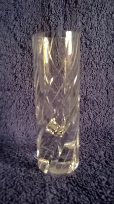 Vintage ROGASKA Svinceni Kristal Kristall Posy Vase / Glas