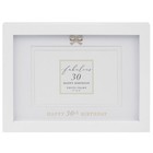 Happy 30th Birthday photo frame 4 x 6, Hearts Design occasion gift