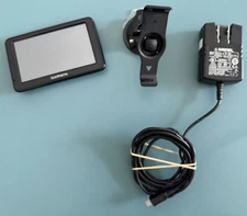 Garmin Nuvi 2455LM Dash Mounted GPS, Suction Cup Mount, & Travel Charger Bundle