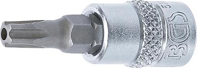 BGS Bit-Einsatz | Antrieb Innenvierkant 6,3 mm (1/4'') | TS-Profil (für Torx P...