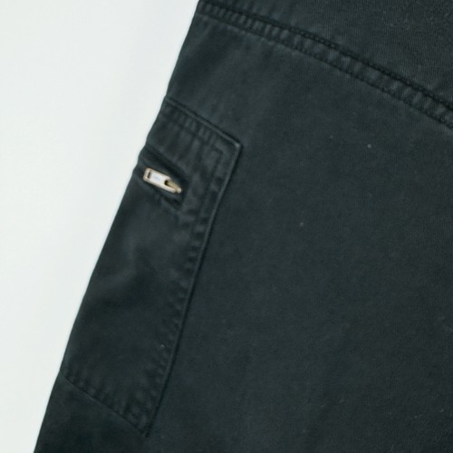 Pantalones de mezclilla Lauren Ralph Lauren negros cargo con cremallera para mujer talla 10 Petite vintage - Imagen 5 de 22