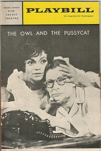 EARTHA KITT "The Owl and the Pussycat" Playbill April 1966 Philadelphia 