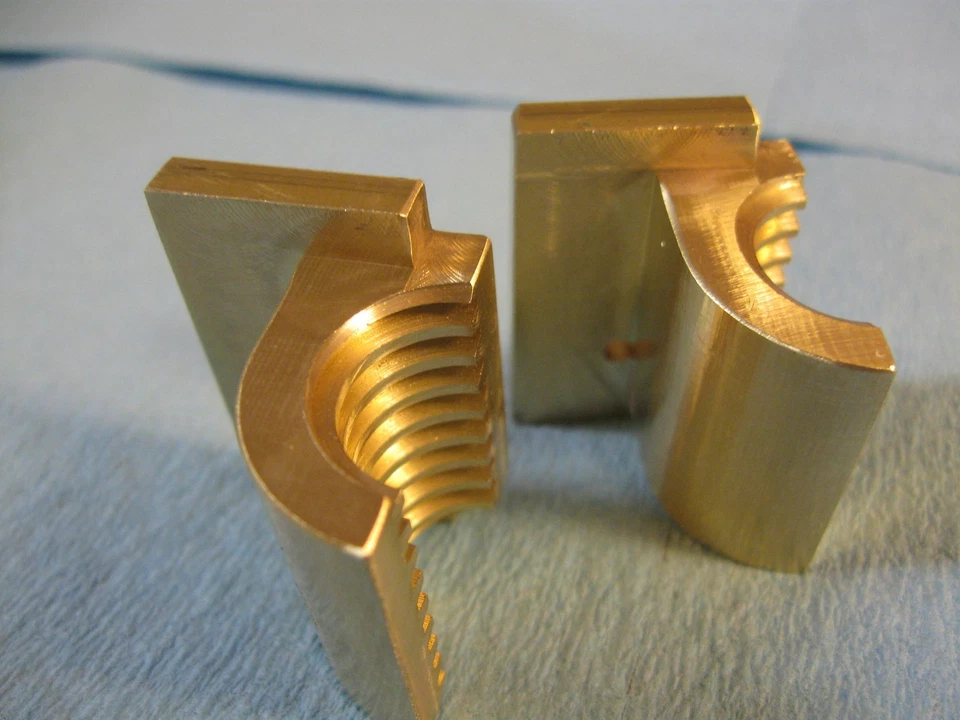 Media tuerca de torno Atlas / Craftsman 10F-12 de 10" y 12" / tuerca dividida rosca de 3/4"-8 Foto 4 de 4