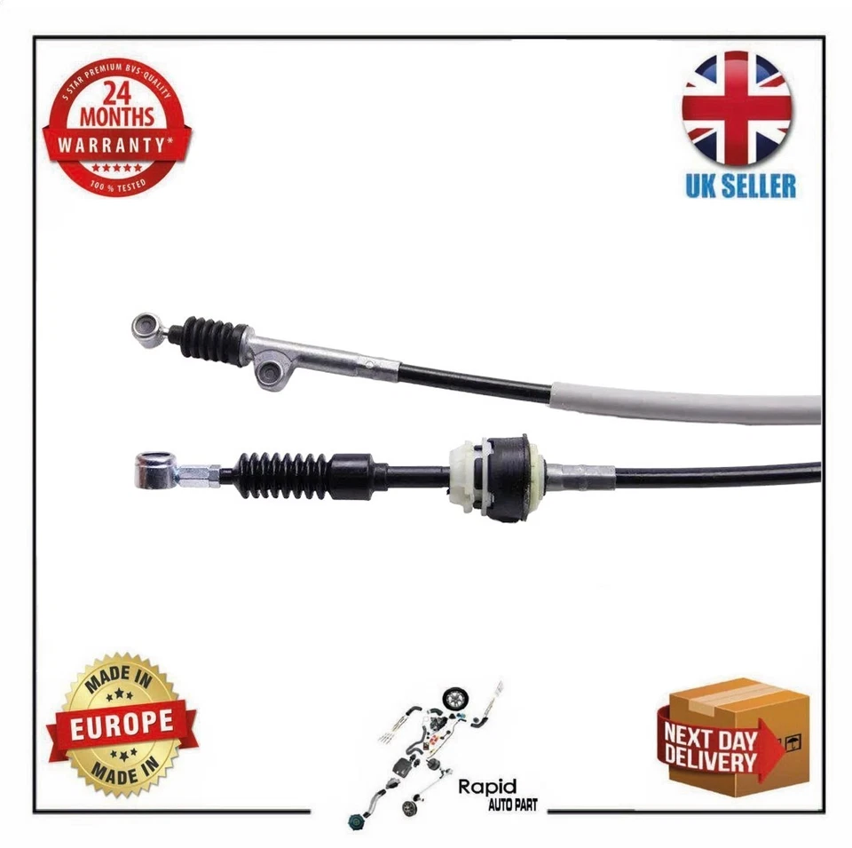 Gear Linkage Transmission Cable For Nemo Fiat Fiorino Peugeot Bipper 1611917080 - Image 2 of 4