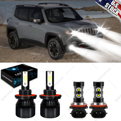 Right Passenger Side HeadLight For Jeep Renegade 2019-2023