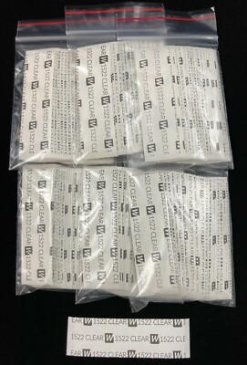Walker 3M 1522 Hairpiece Tape 216 Pc 1  x 3  Straight Poly Wig 6 Packs PRIVATE