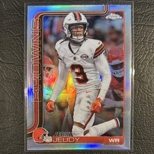 Topps Chrome 2025 Refractor Jerry Jeudy Cleveland Browns Football Card #68 