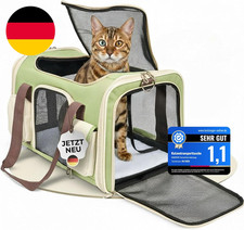 Katzentransportbox Hundetasche Kleiner Hund Bis 10 Kg [Faltbar] Transportbox Kat
