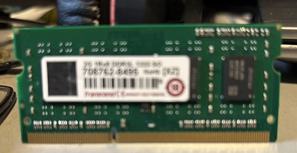 2GB DDR3L 1333 SO-DIMM PC3L 1Rx8 PC Laptop Ram Transcend - Image 2 of 2