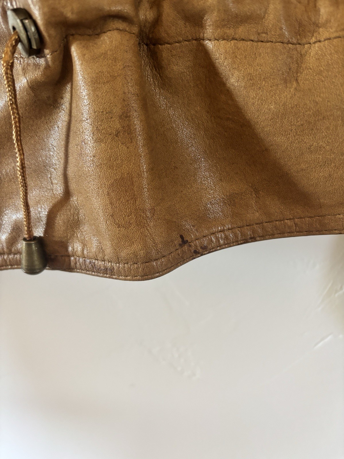 Vintage Patchwork Cougar Leather Jacket Women's S… - image 3