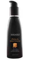 Wicked Aqua - Salted Caramel Flavored Lubricant - 4oz Lube