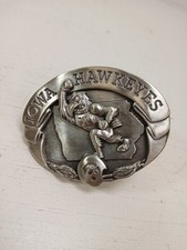 1984 Iowa Hawkeye Gaterbowl Belt Buckle Collectable 654 Of 5000