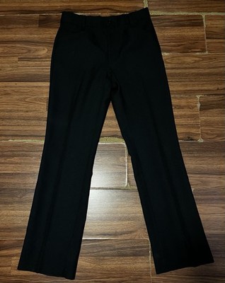 VTG Wrangler 30x32 Polyester Pants 70 s Disco Western Boot Cut Made In USA Flare