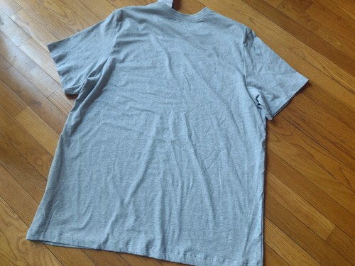 NWT, Men's Nike Big & Tall Crew Neck 100% Cotton "Just Do It" Gray T-Shirt - Picture 5 of 5