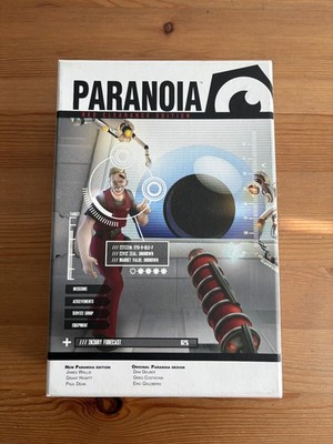 Paranoia Red Clearance Edition Core Box Set COMPLETE Mongoose RPG 2017 OOP