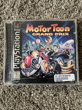 Motor Toon Grand Prix ps1 Sony PlayStation 1 1996 Racing Manual Included