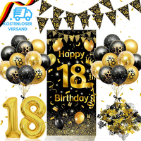 18 Geburtstag Deko,Rainllon 18. Geburtstag Junge MäDchen,Konfetti Deko 18.Geburt