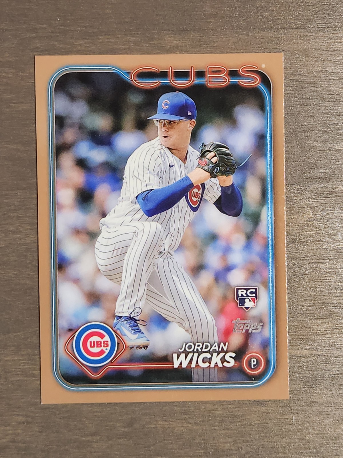 2024 Topps Series 2 Jordan Wicks #613 Gold /2024 Chicago Cubs (RC)