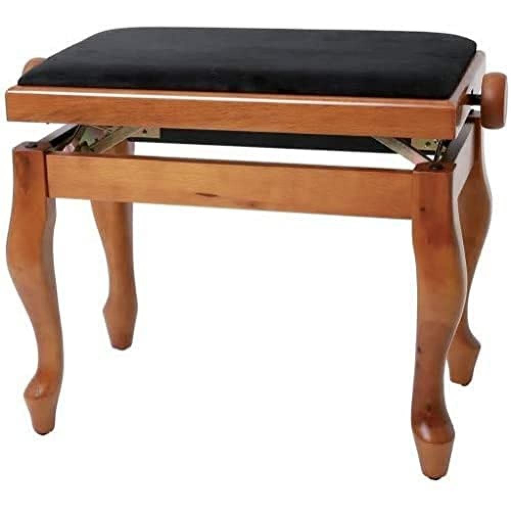 GEWA panche per pianoforte, sedia per pianoforte Deluxe Classic ciliegio opaco -