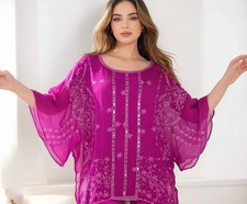 NWT 285 Johnny Was Sunflower Alta Orchid Embroidered Flare Boho Blouse Top Sz S