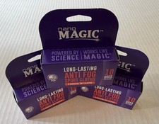 10 Packs of 5: Nano Magic Reusable Anti-Fog Safety Cloths, 50 Total