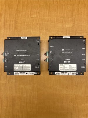 (2) Crestron DM-RMC-100-C DigitalMedia Receiver Room Controller 6503961
