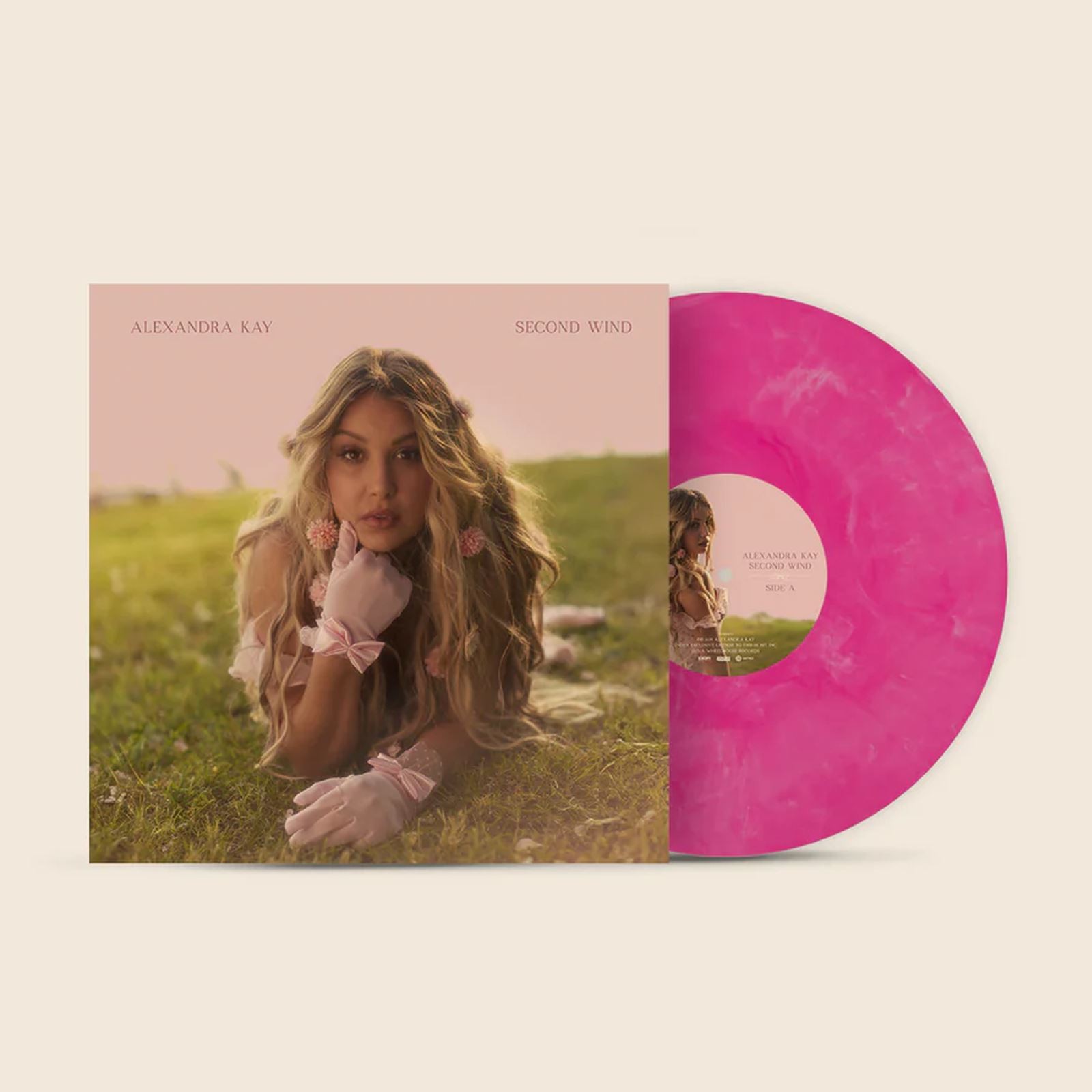 Alexandra Kay - Second Wind (BMG) Neon Pink Vinyl 12"" Album