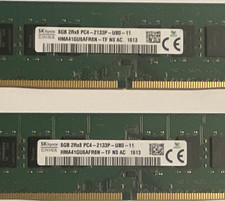 SK hynix 16GB 2x8GB DDR4 SDRAM DIMM RAM PC4-2133P 288-Pin HMA41GU6AFR8N-TF