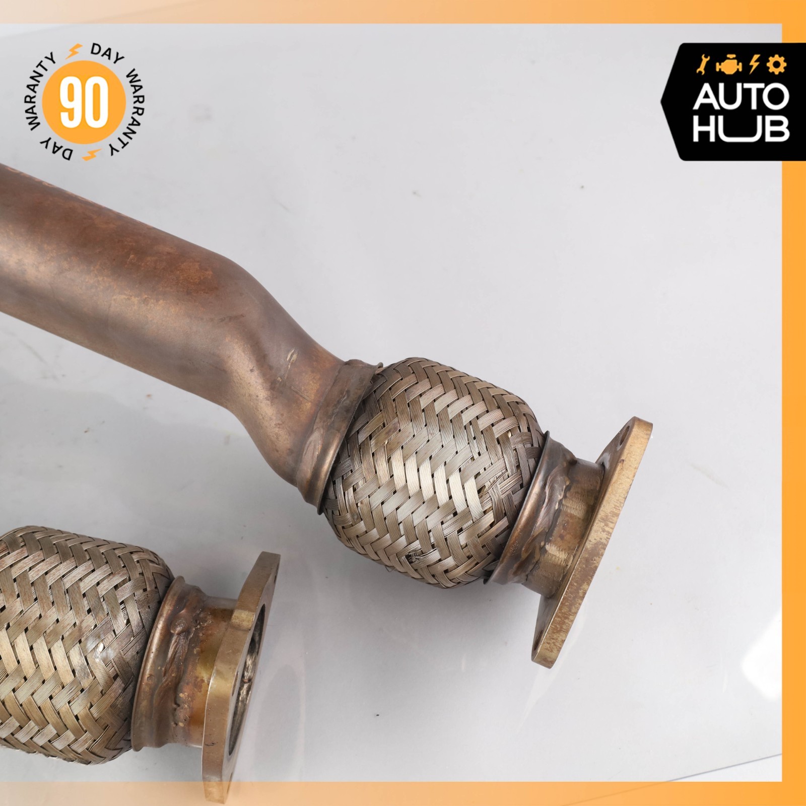Bentley Continental GT 6.0L Exhaust Downpipe Left & Right Side Set OEM