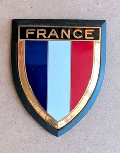 フランス　DRAGO製　オートモービル　ビンテージバッジ Badge Monaco 326 France French Auto Car NOS 1950s Original Made of