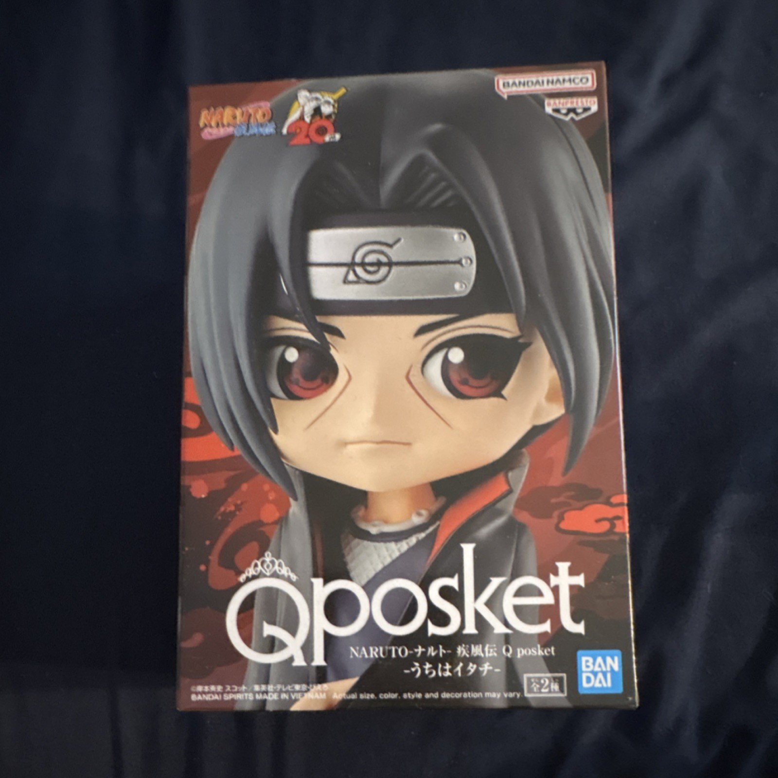 Banpresto Naruto Shippuden Q-Posket Uchiha Itachi Figure Version A