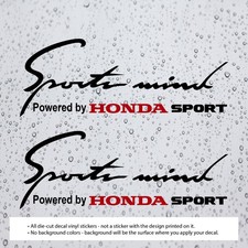 2x Sports Mind Decal Vinyl Stickers 10 X 3.75 Jdm Sport Cars 2x Sports Mind Decal Vinyl Stickers 10 X 3.75 Jdm Sport Cars