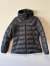 Women’s Helly Hansen 600 Down Jacket Puffy Coat Ski Snowboard Black XL