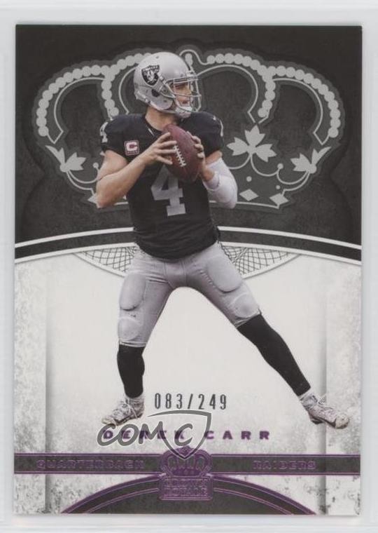 2017 Panini Preferred Crown Royale Pink 83/249 Derek Carr #57 0q3