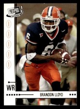 Brandon Lloyd 2003 Press Pass JE Rookie Card #25 Illinois Fighting Illini. rookie card picture