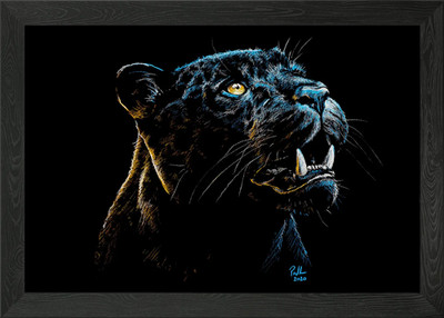 Aus den Schatten Gerahmtes Wandbild Poster Leinwanddruck Bild