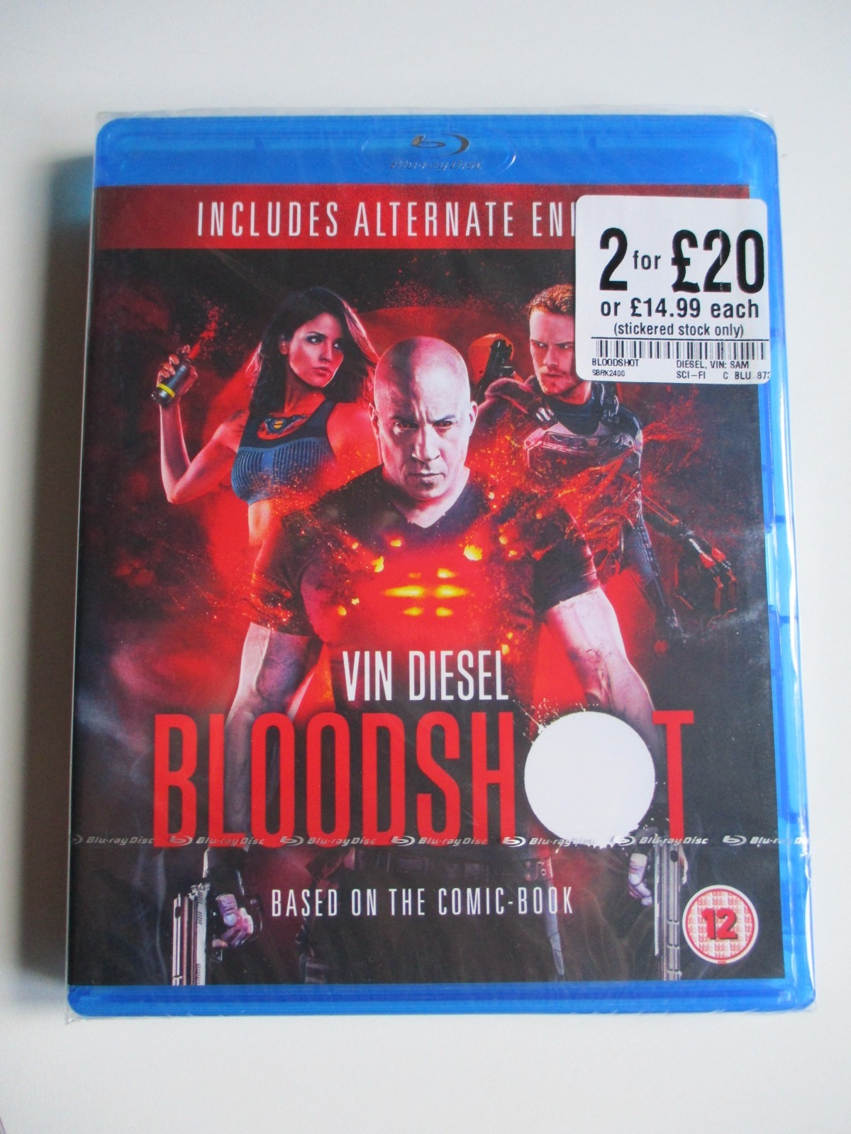 BLOODSHOT [2020] - NEW & SEALED BLU-RAY - VIN DIESEL, GUY PEARCE