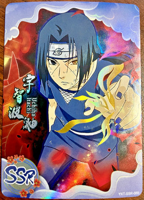 Uchiha Itachi SSR YXT-SSR-088 Naruto Trading Card Anime Foil Holo - Near Mint