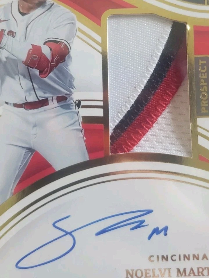 🔥2023 Panini Immaculate Prospect Patch Autographs Noelvi Marte /99🔥  - Image 4 of 4