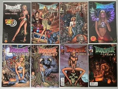 Lot of (8) Darkchylde The Legacy Comics w/Preview, #1-3 +Variants (1998 Image)