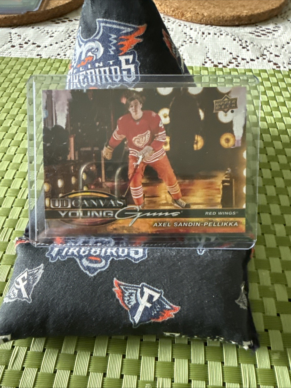 Upper Deck 2025-26 Series 2 UD Canvas Axel Sandin-Pellikka C-212 Red Wings
